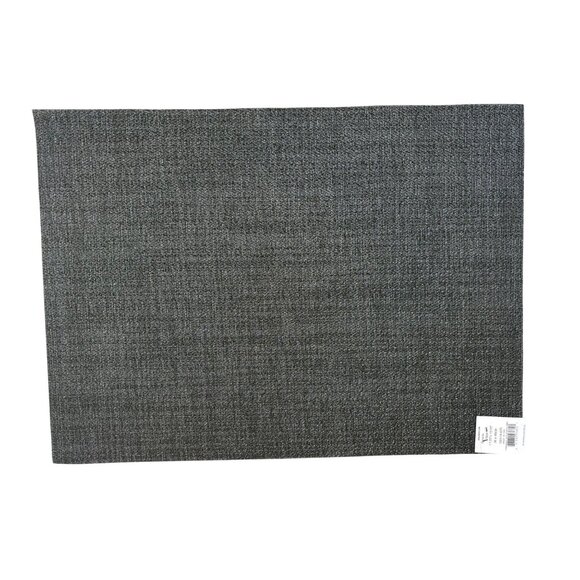 Chilewich Boucle Noir Rectangle Placemats Set Of 3 Crepe Weave Easy Maintenance - Picture 3 of 5